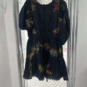 Farm Rio floral mini dress. Size L